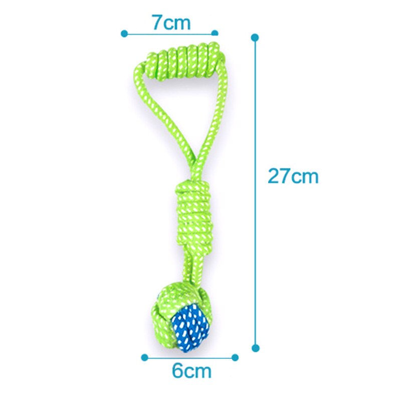 7 package chewing cotton rope dog toy dog outdoor teeth cleaning dog rope toy puppy chewing molar toy bulldog pug