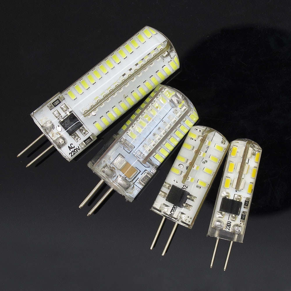 LED G4 Lamp Bulb AC 220V 110V 5W 8W 10W 15W SMD 24 64 104LEDs Lighting Lights replace Halogen Spotlight Chandelier