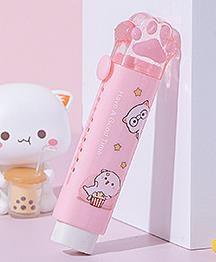 Gomme Portable Kawaii, propre sans miettes, chat, papeterie Kawaii, fournitures scolaires pour enfants: kaki foncé
