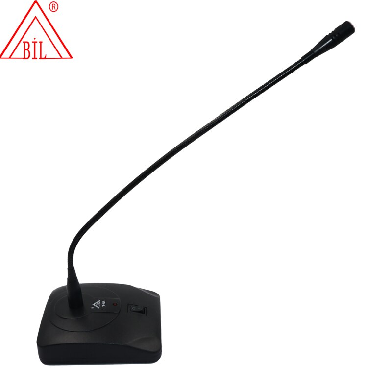 BIL ED-21 Desktop Standing Conference Microphone Meeting MIC Condenser Microphone With 4M Cable Flexible Gooseneck Microphone