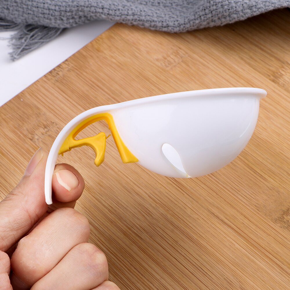 HILIFE Plastic Plastic Chef Dining Cooking Gadget White Yolk Sifting With Silicone Fixed Hook Home Kitchen Tool Egg Separator