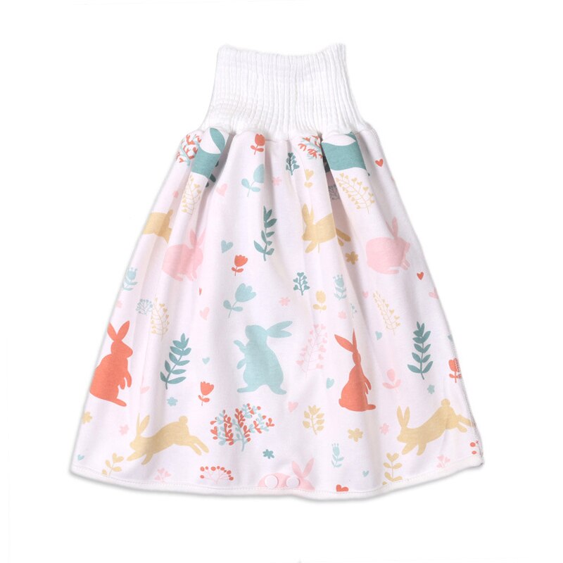 Cloth Diapers skirt Comfy Reusable Baby Diaper Skirt Shorts 2 in 1 Boy's Girl's Training Skirt Children diaper skirt: B / 4-8T