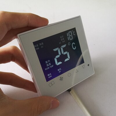 Central Air Conditioning LCD Thermostat Intelligent Fan Coil Wifi Remote Control Panel Three-speed Switch Wire Controller: Type6