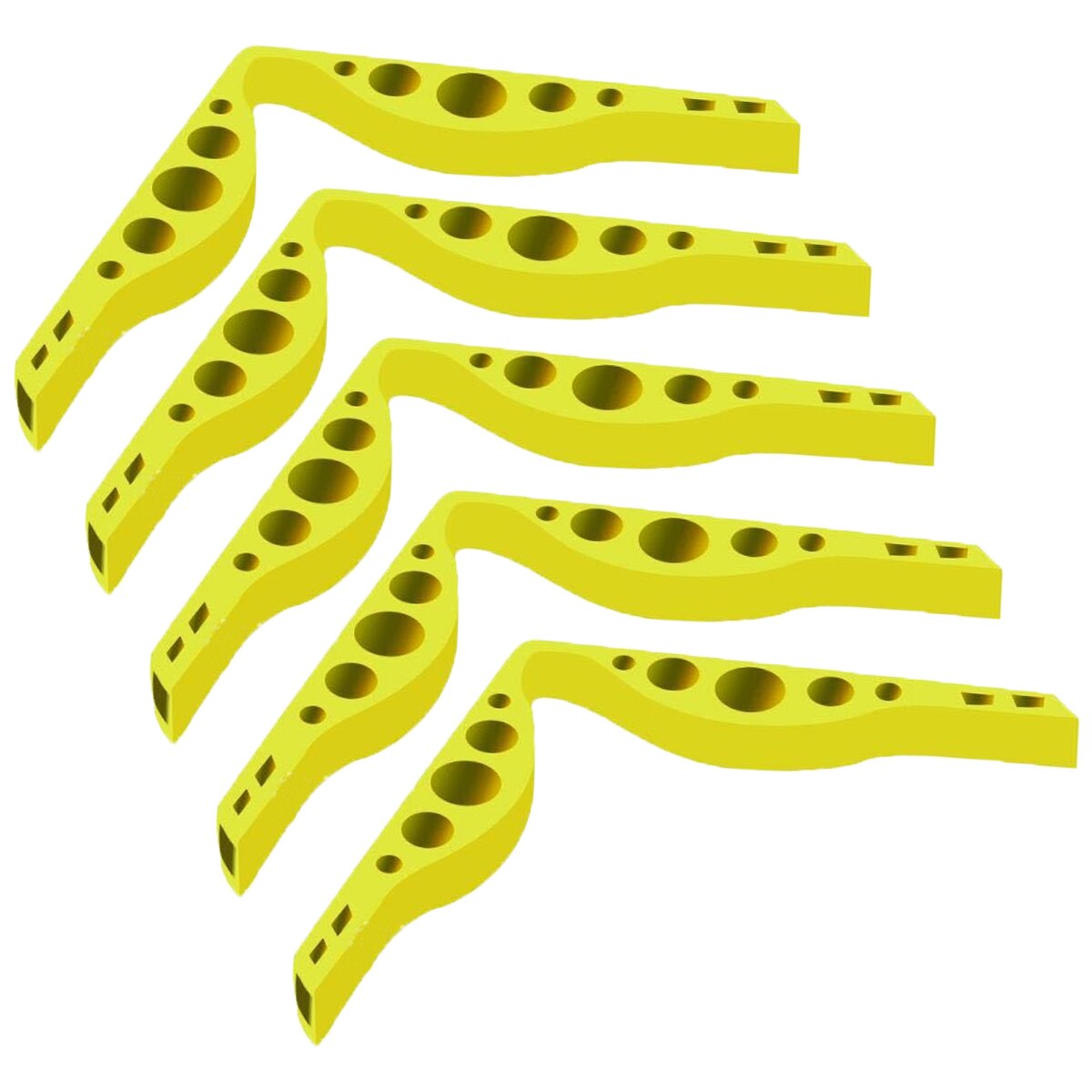 5PCs Face Silicone Nose Bridge Increases Breathing Space To Help Breathe Smoothly Anti-fogging Nose Bridge: 5pcs B