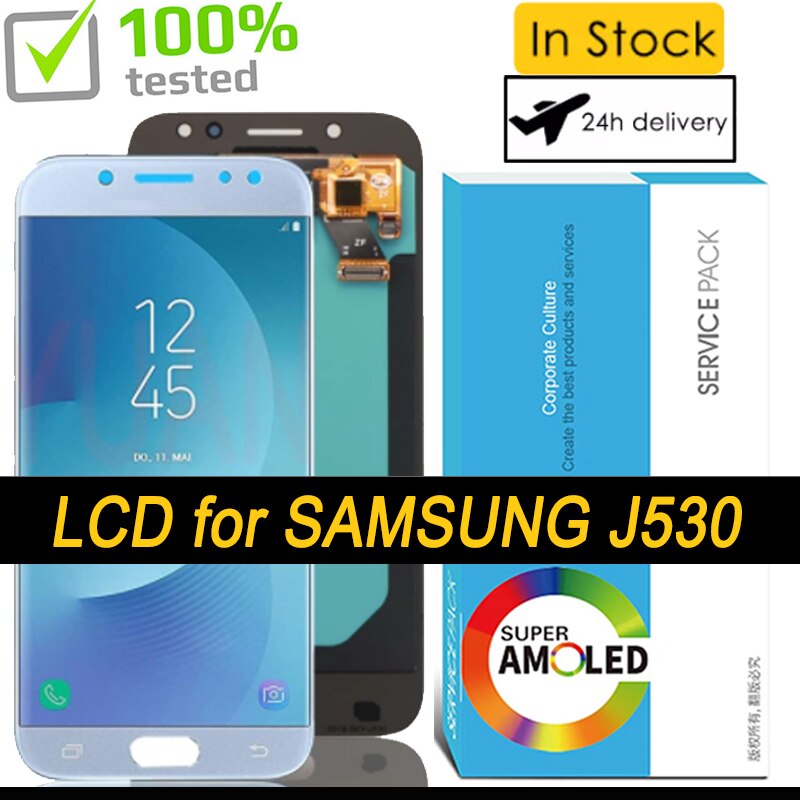 Super AMOLED LCD Display Touchscreen Digitizer für Samsung Galaxy J5 Pro J530 J530F J530FM SM-J530F J530G/DS reparatur Teile