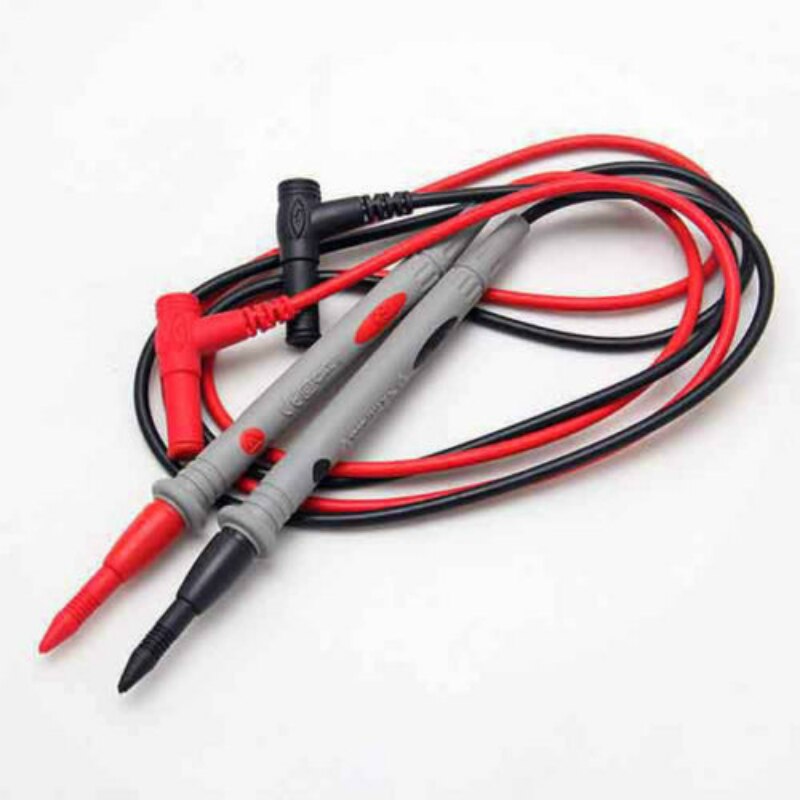 1 Pair Universal Probe Test Leads Pin for Digital Multimeter Needle Tip Meter Multi Meter Tester Lead Probe Wire Pen Cable 20A