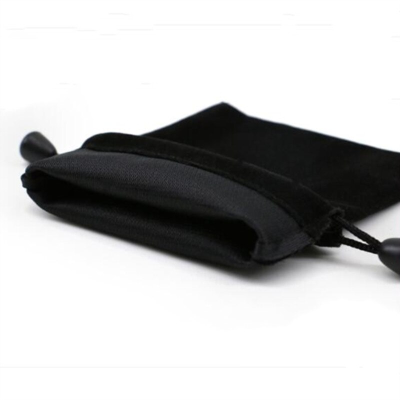 2pcs Dice Bag Dedicated Dice Bag Black Flannel Bag Protection Bag Jewelry Drawstring Package Board Games