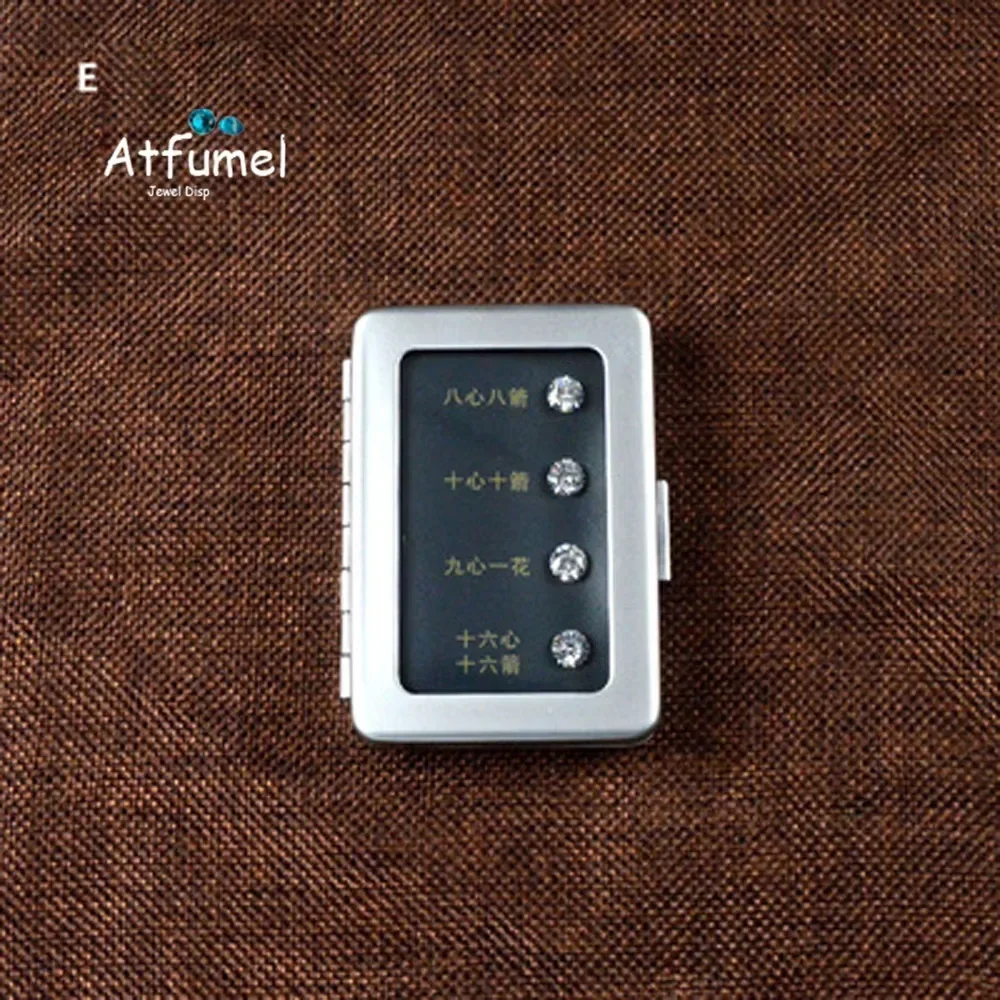 Diamond Zirconia Size Reference Contrast Carat Weight Diameter Special Cut Scale Master Teaching Tool Gemstone Contrast Tool: Gold