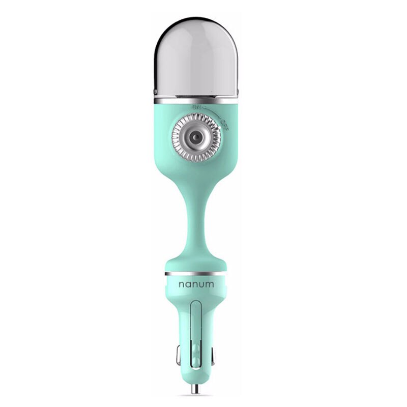 Nanum Mini Car Humidifier 12V Car Aroma Diffuser Humidifier Air Purifier Freshener Aromatherapy Mist Maker Fogger for Car: Blue