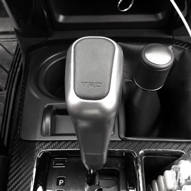 Car Leather Automatic Gear Shift Knob Shift Lever for Toyota TRD 4Runner Tacoma - Fortuner FJ150 PTR57-34141