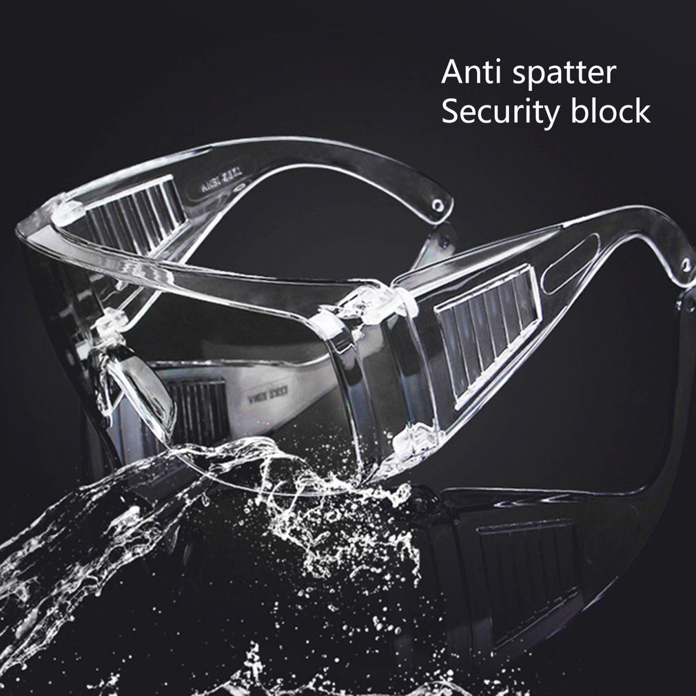Transparent Goggles Protective Glasses Anti-fog Anti-ultraviolet Isolation Glasses Lab Anti Fog Adjustable Eyewear: Anti-fog-spit