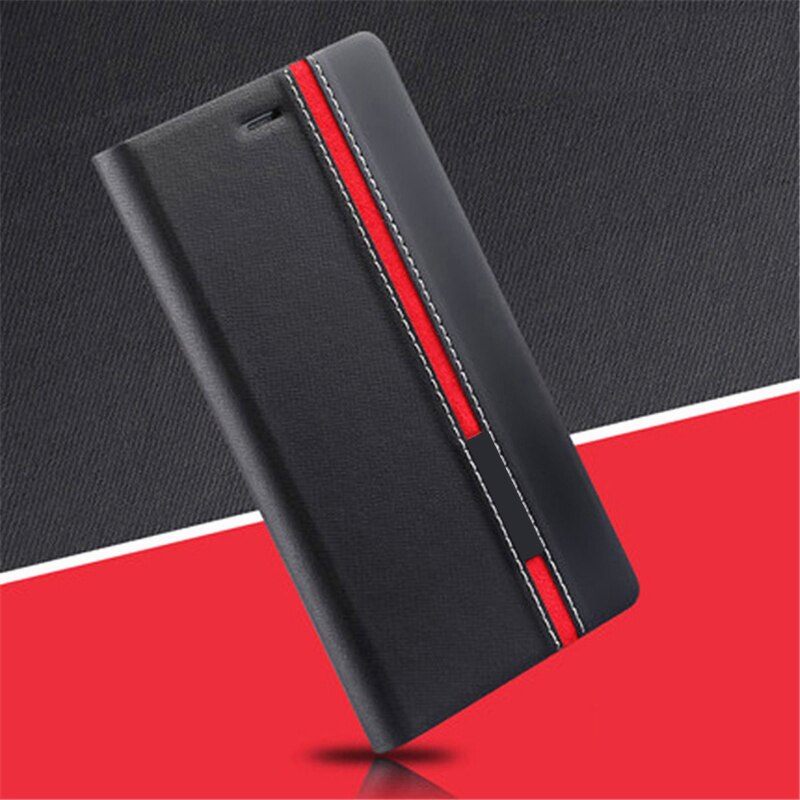 Luxury Flip PU Leather Wallet Stand Case For Wiko View 2 Plus Soft TPU Silicone Phone Back Cover For Wiko View 2+ Fundas Coque: Black