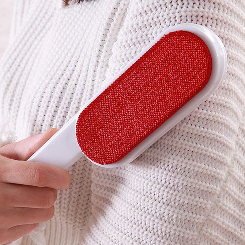Anti-estática quita polvo y pelusa mágico paño removedor de pelo cepillo de limpieza en seco doble lados suéter dispositivo pegajoso de lana cepillo de ropa
