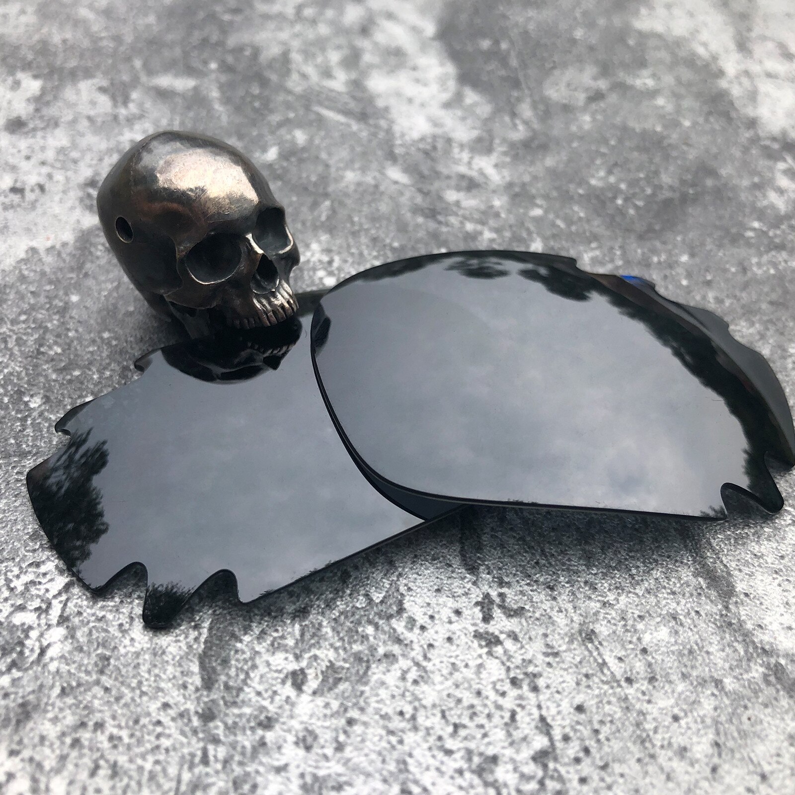 Firtox – lentilles de remplacement polarisées améliorées, pour lunettes de soleil à ventilation Oakley Jawbone (lentilles uniquement), plusieurs Options: Black Chrome