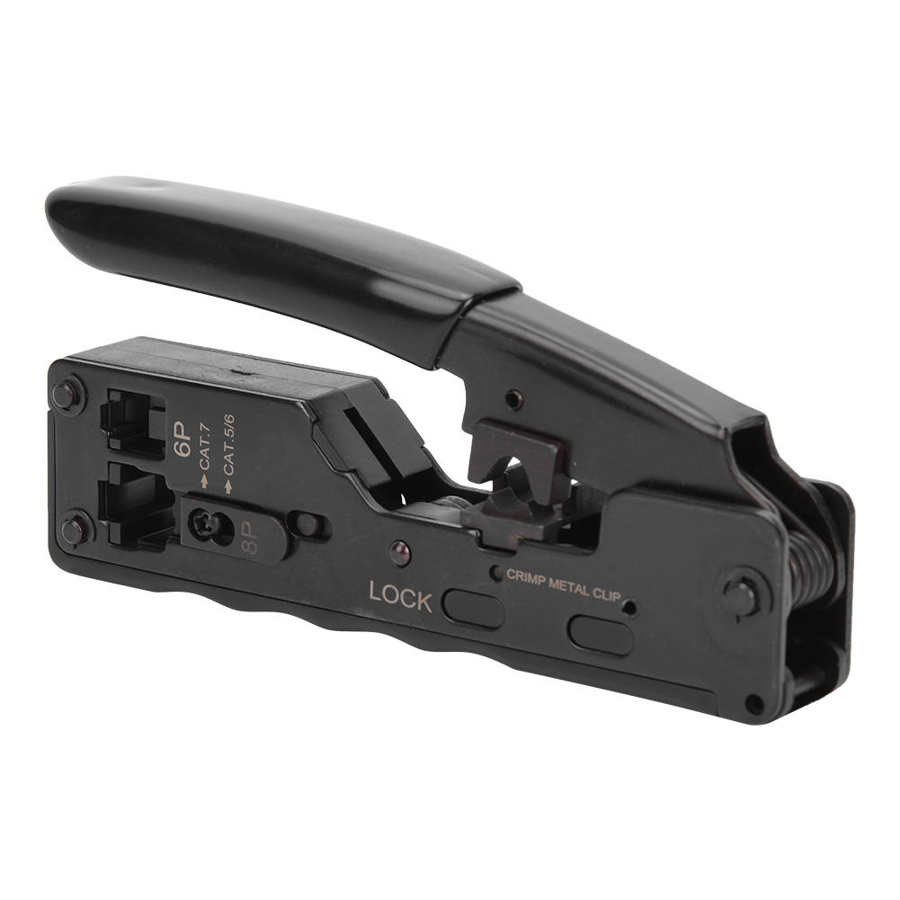 RJ45 Crimper Stripping Tool pliers Cutter Lan Cable For CAT 7 CAT 5/6
