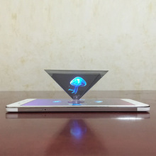 3D Hologram Piramide Display Projector Video Stand Universal Voor Smart Mobiele Telefoon XR649