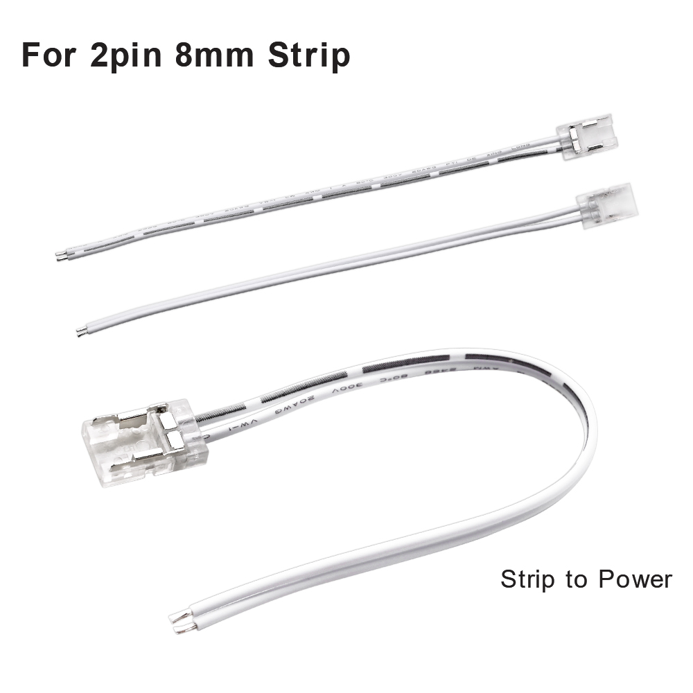 5pcs Solderless LED Connector Transparent for 2pin 3pin 4pin 5pin 6pin FOB COB DIM RGBW RGB CCT SMD LED Strip: Dark Grey