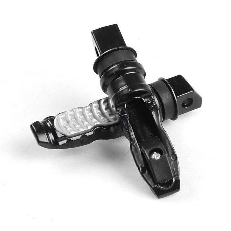 Universele 2 Stuks Motorfiets Achter Passenger Voetsteunen Pedalen Voetsteun Scooter Voet-Peg Motor Pedaal Modificatie Aluminium: B