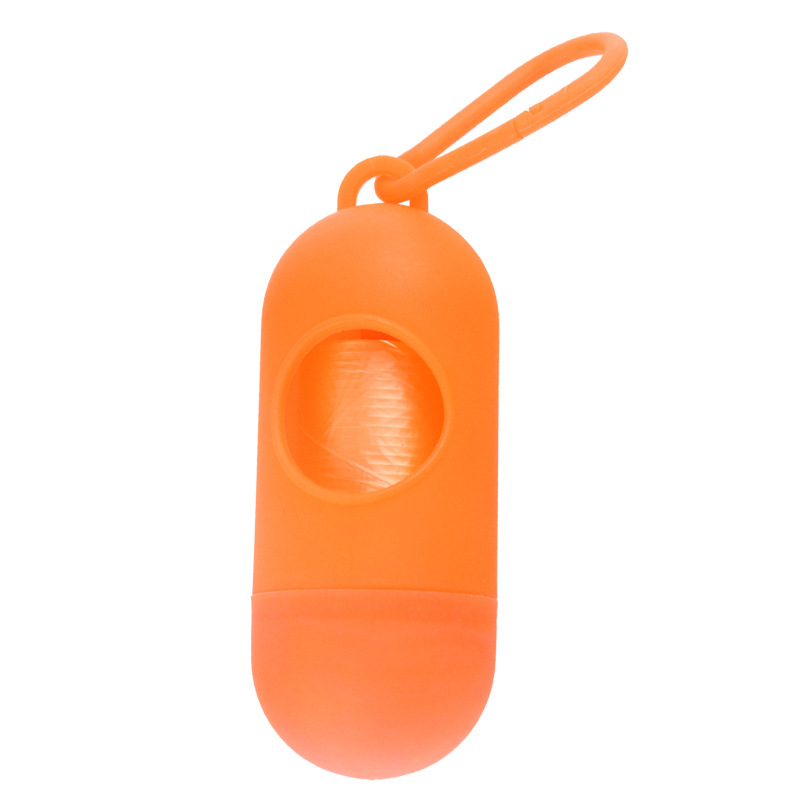 Bébé poussette accessoires 1PC boîte amovible + 1PC sac à ordures Portable poussette organisateur bébé couches poubelle sacs Case J0001: Orange