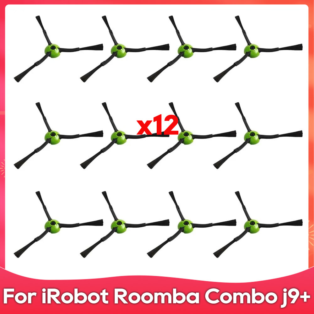 Compatible con ( iRobot Roomba Combo j7+, j9+, 10 Max ) Cepillo lateral de rodillo, filtro, paño de fregado, bolsa de polvo, accesorio para aspiradora robótica.: Chocolate