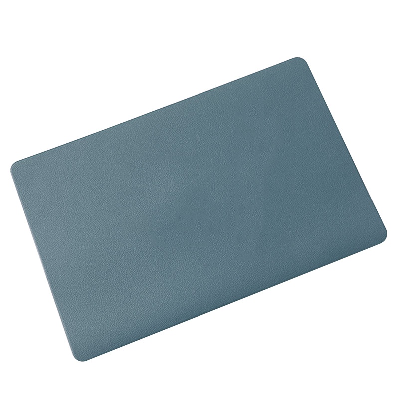 Extra Grote Siliconen Mat Hittebestendige Blad Waterdicht Pad Keuken Teller Protector Vinyl Craft Matten Antislip Tafel Placemat: blue
