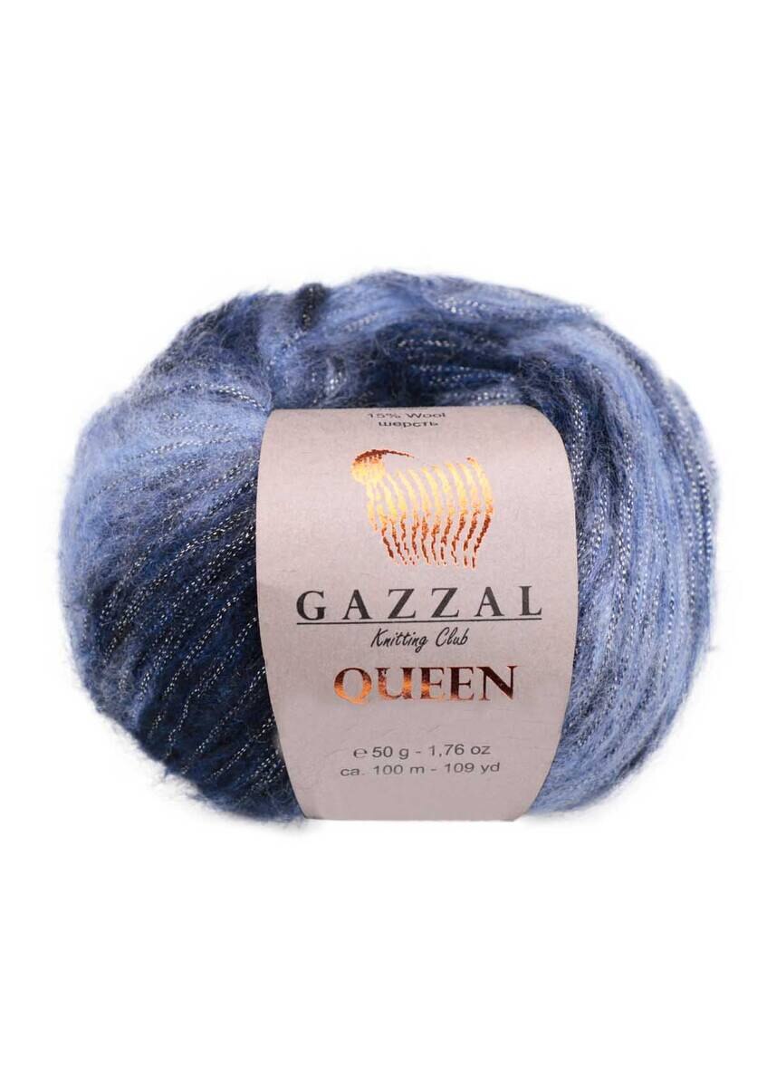 Gazzal Queen Ball Hand Knitting Yarn, 50 grams 100 meters, Thread, Wool, Metallized, Fantasy, Baby, Crochet, Clothes, Sport, Cardigan, Blouse, , Amigurumi, Hobby, Packs, Palmie Store, Made In Turkish Diy: 2762