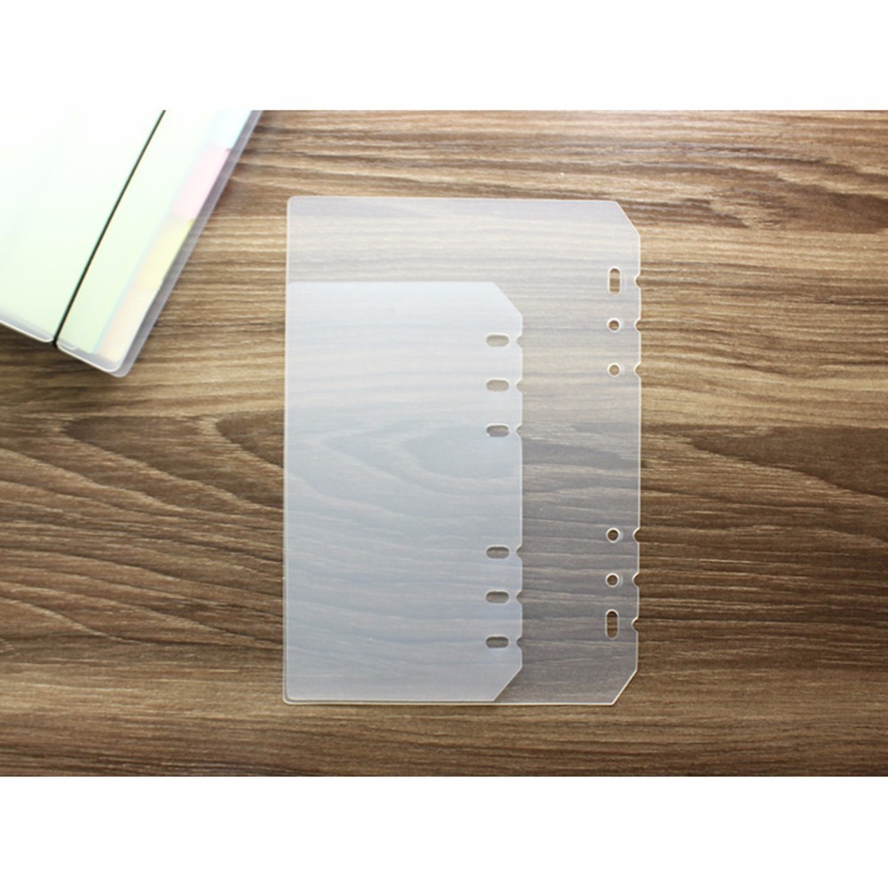 2 stks/set PVC seperate bodemplaat voor A5 A6 A7 spiraal notebook losbladige dagboek journal