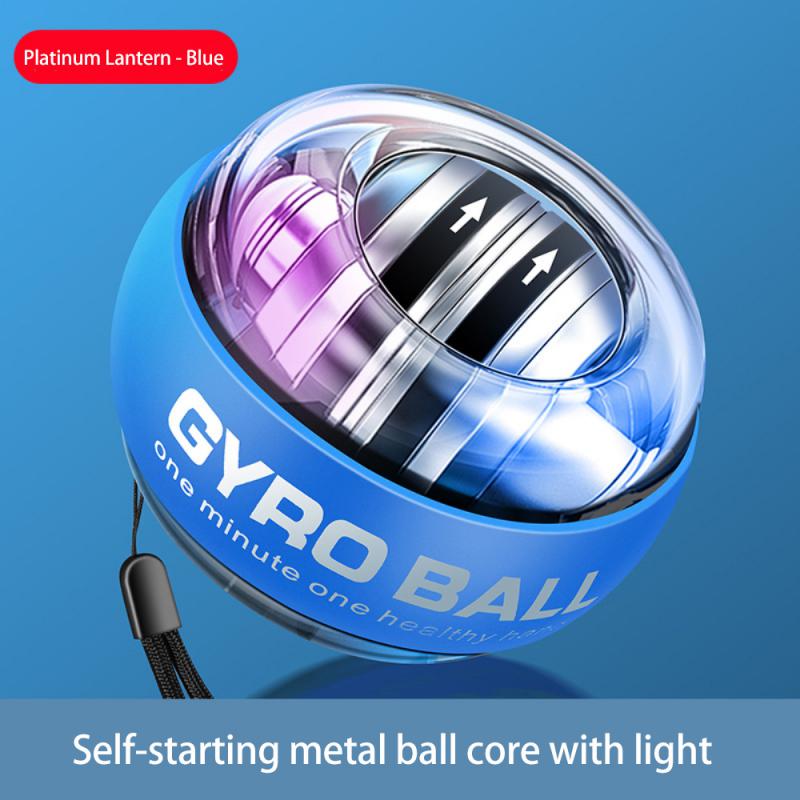 Led Gyroscopische Powerball Autostart Bereik Gyro Power Pols Bal Arm Hand Spier Force Trainer Fitness Power Polsen Bal Apparatuur: Goud