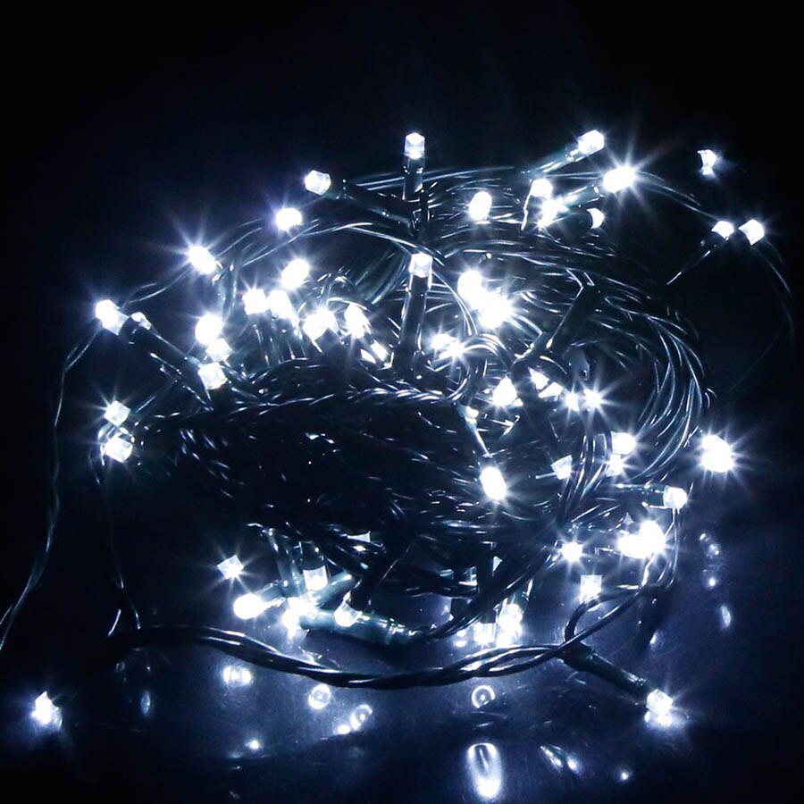 10m 20m led lyskæder  dc 12v vandtætte eventyrlys julepynt belysning år fest bryllup havesnore lamper: Hvid / 20m 200 lysdioder