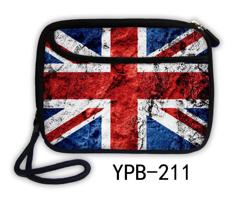 Cool Portable Hard Disk Drive Shockproof Zipper Cover Bag Case 2.5" HDD Bag Hardcase Black: Union Jack