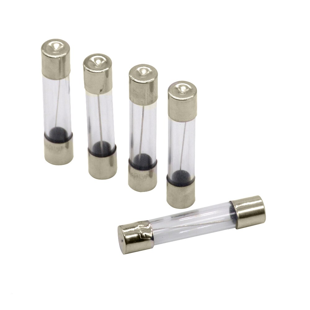 10 stk/parti en sælger 6*30mm hurtigblæste glasrør sikringer 6 x 30 mm 250v 0.5 1 2 3 4 5 6 8 10 15 20 25 30 a amp sikring