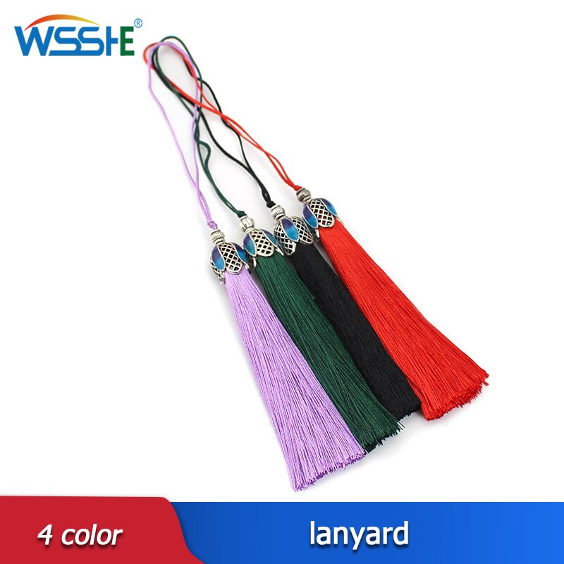 4 color lanyard Tassels keycord cell phone pendant Phone accessories Suitable For cards keys keychain id card flash drive