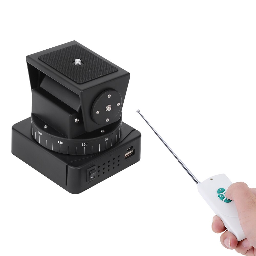 YT-260 Motorized Remote Control Pan Tilt with Tripod Mount Adapter for Extreme Camera Wifi Camera and Smartphone