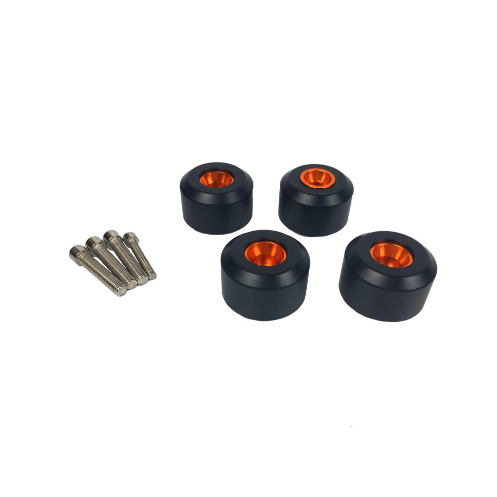 Protector de horquilla de rueda para motocicleta KTM RC 125, 200, 250, 390, accesorios para motocicleta, deslizadores delanteros y traseros de choque, almohadilla de tapa, piezas RC390 Duke390