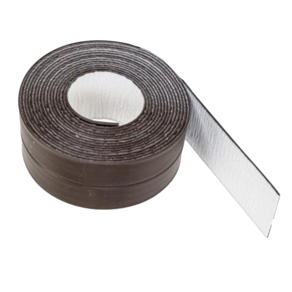 Flexible Self-Adhesive Caulk and Trim Tape - Cover Gaps Around Walls, Ceilings: Coffee