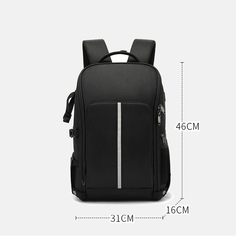 Mochila impermeable para cámara fotográfica, funda de nailon para Drones, bolsa de viaje para ordenador portátil con trípode de 16 pulgadas, novedad de 2022