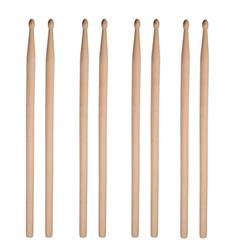 Wooden drum accessories 8 sets / set of drum sticks 5A classic Maple drum sticks jazz combination practice performance
