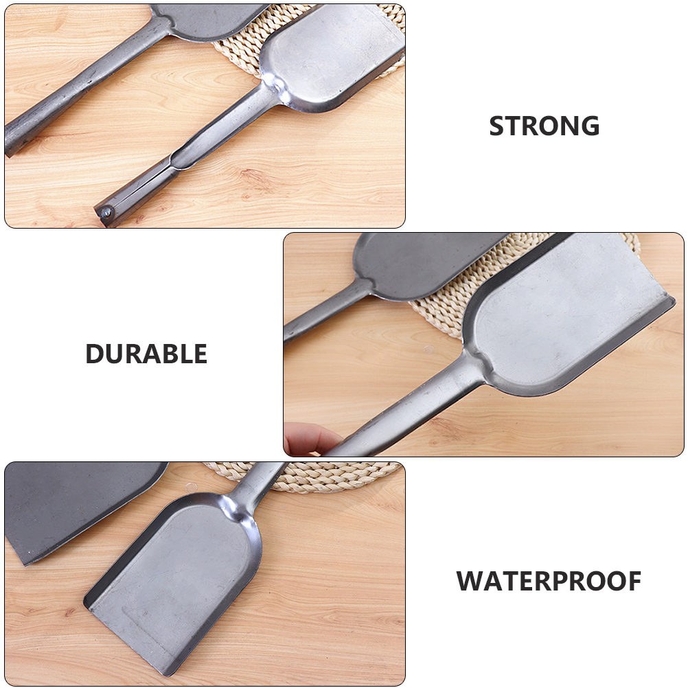 2Pcs Praktische Kolen-As Schop Houtskool Schop Spatel Keuken Kolen-As Schoppen