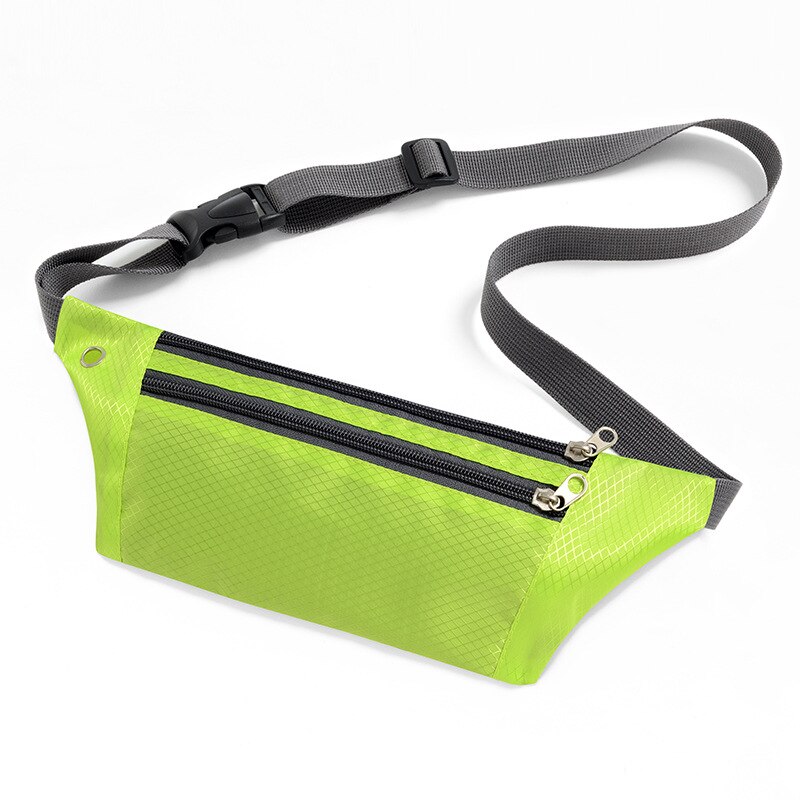 Riñonera para correr para mujer, bolsa de cintura, riñonera para correr, portátil, para gimnasio, para sujetar el teléfono, para ciclismo, resistente al agua: Color verde