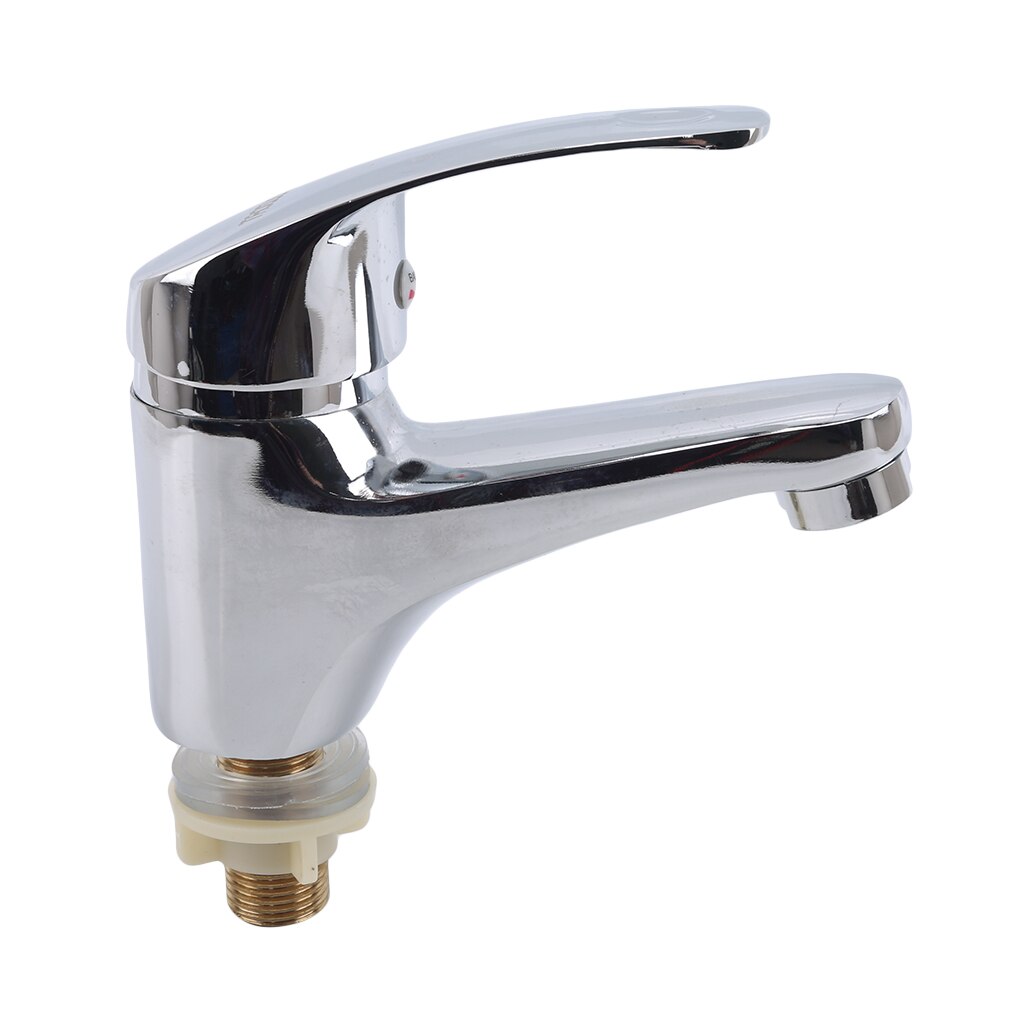 Zinc Alloy Face Basin Single Hole Faucet Faucet Brush Nickel Sink Mixer Tap Vanity Water Bathroom Faucets: C
