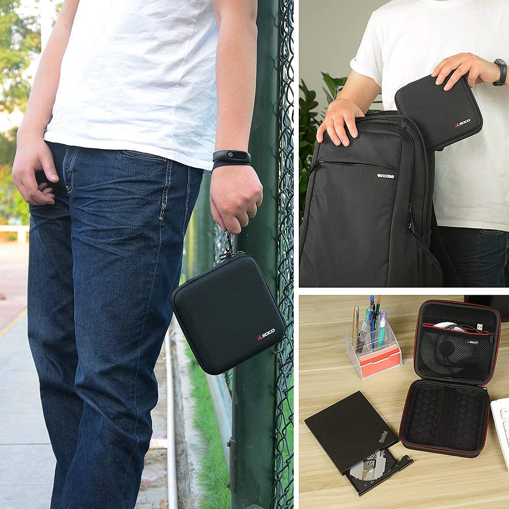 Newest USB CD DVD Writer Blu-Ray & External Hard Drive Case for Apple Superdrive, Dell, LG, Samsung, ASUS External DVD Drives