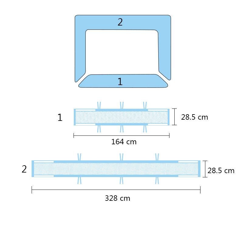 Baby Bed Bumper Ademend Crib Bumper Baby Cot Mesh Kinderen Bumper Crib Liner Baby Bed Protector Tour De Lit Bebe tresse