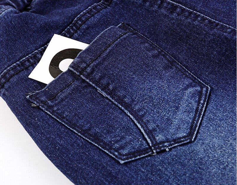 Ienens crianças meninos roupas de brim reta calças compridas crianças do bebê denim roupas cowboy calças jovens menino casual estiramento jeans