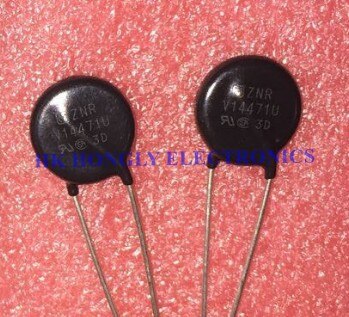 30PCS ZNR V14220 V14330 V14470 V14560 V14201U V14271U V14361U V14391U V14431U V14471U V14511U V14681U V14751U 14MM VARISTOR: V14471U 470V