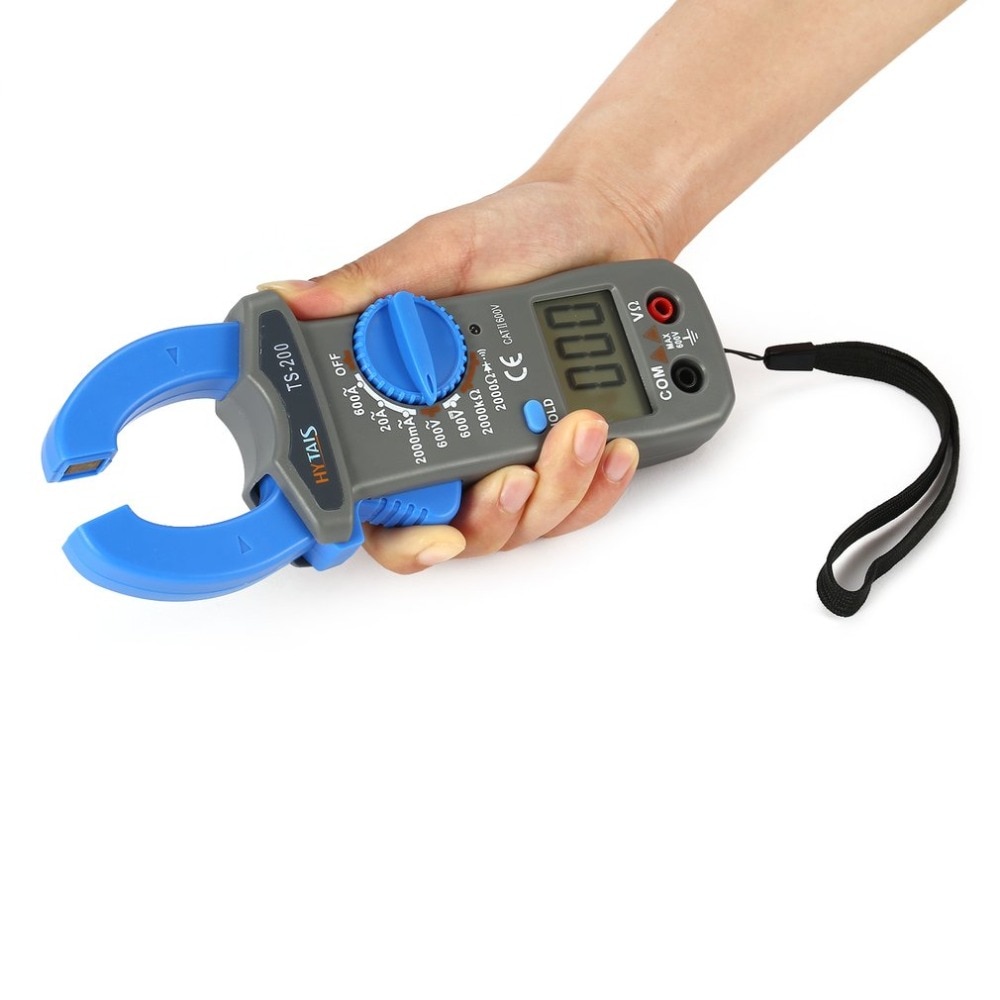 HYTAIS TS200 Digital Clamp Meter Multimeter Voltage Current Resistance Clampmeter AC/DC Tester 600A 600V Voltmeter Multimeter