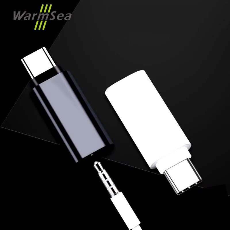 universell usb type-c kvinnelig  til 3.5mm jack mannlig øretelefon hodetelefonhøyttalere headset adapter til letv huawei samsung kontakt otg