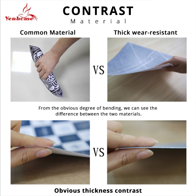 Removable Self-adhesive Marble Floor Wallpaper Decals PVC Floor Decorative Film Living Room Kitchen Backsplash Tile Wall Sticker