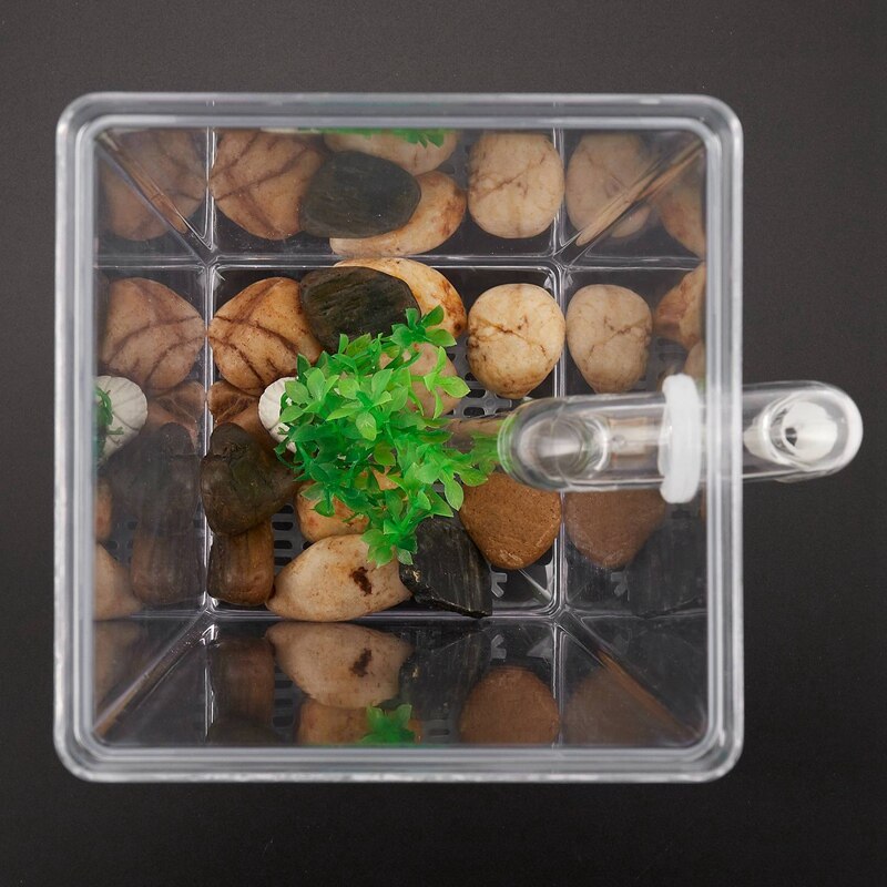 LED Mini Fish Tank Aquarium Self Cleaning Fish Tank Bowl Convenient Desk Aquarium For Office Home Decoration Pet Accessories