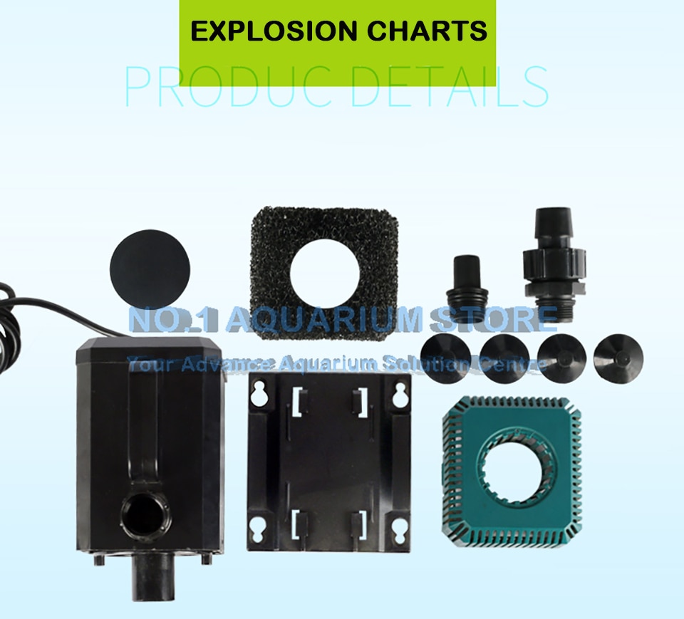 SOBO Submersible Water Pump Fish Pond Aquarium Tank Waterfall Fountain Sump WP-5200 Wp-7200 Authorized Dea