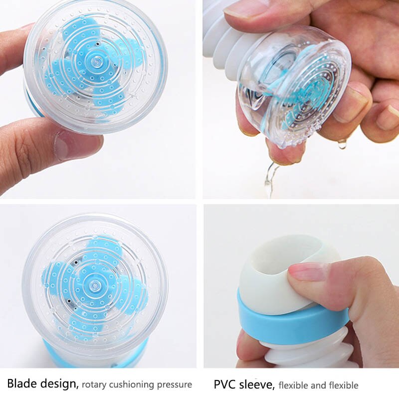 Cabezal de ducha portátil, dispositivo de ahorro de agua, boquilla de grifo ahorrador de agua, accesorios de grifo giratorios de 360 grados, Filtro Extendido